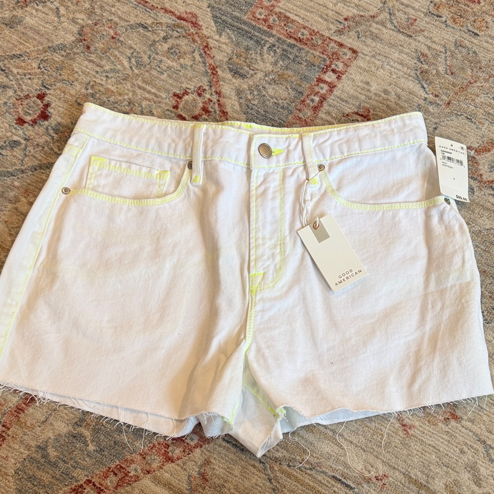 Good American White Shorts